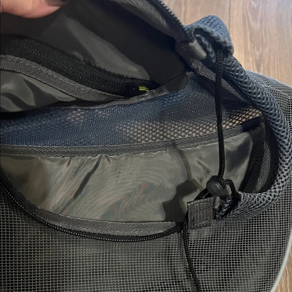 Stylish Gray and Black Dog Carrier Sling